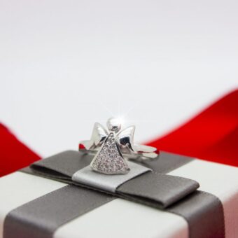 anello regolabile angelo custode