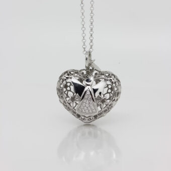 Collana per Gravidanza Chiama Angeli Angelo dei Sogni - Ciondolo con collana lunga 100 cm argento 925‰