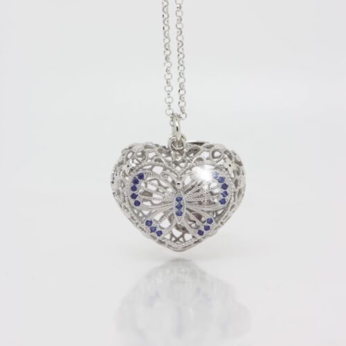 Chiama Angeli - Prime Coccole Farfalla con sonaglio e collana
