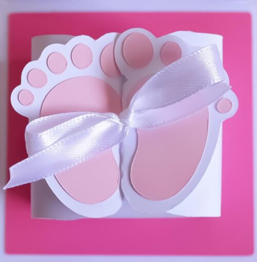 Scatola explosion box personalizzata gravidanza - immagine 8