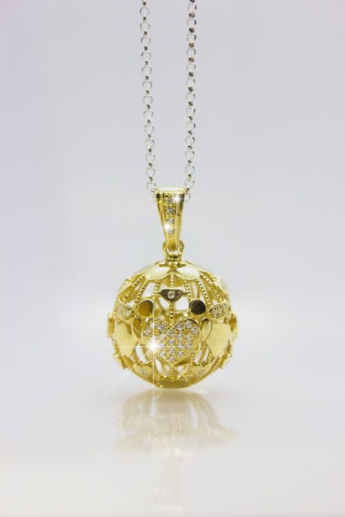 Chiama Angeli - Angelo Della Vita Oro con sonaglio e collana - immagine 2