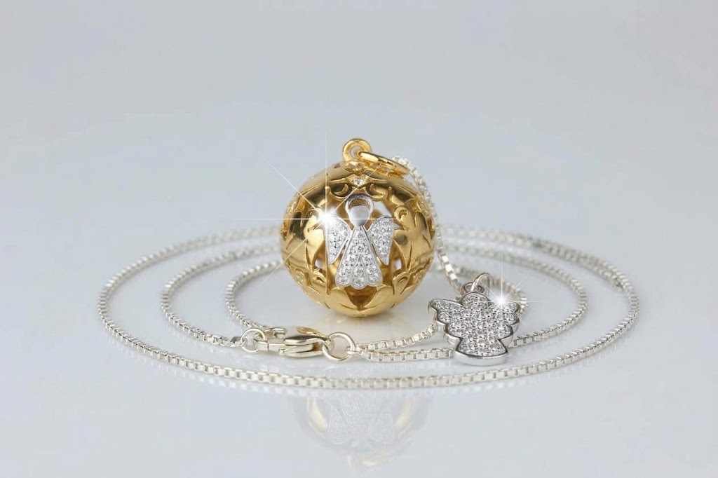 Chiama Angeli Collana Lunga con campanellino in Argento 925‰ finitura in Oro, e Oro Rosa - immagine 5