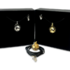 Chiama angeli stella in argento 925 made in italy con zirconi bianchi e cordino lungo regolabile