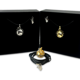 Chiama angeli stella in argento 925 made in italy con zirconi bianchi e cordino lungo regolabile